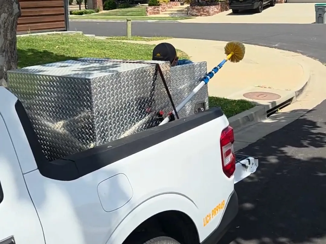 Summit Pest Control service truck on a scheduled route
